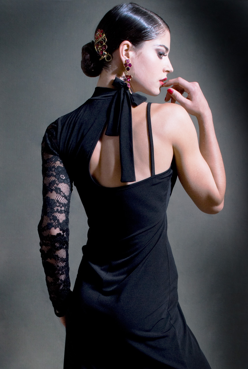 Oblivion black tango dress