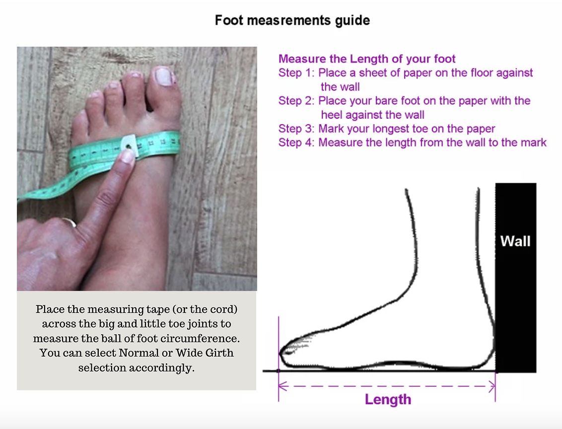 GNIST Women footwear Size Chart | How to Measure your Size