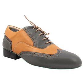Men's Tango Shoes Gaucho Grey Mustard (3)