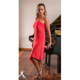 Tango Dress, One shoulder dress, Asymmetrical dress, Milonga dress, Handmade Dress, Unique Dress, Tango clothes, Tango Argentino, Julietta a mano