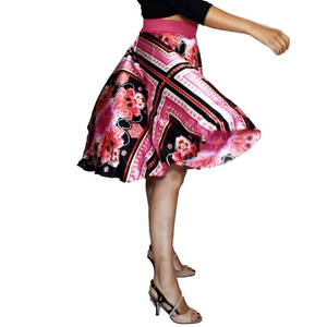pink-Argentine tango skirt