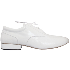 Leather White Men Tango Shoes
