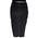Black velvet argentine tango skirt