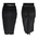 Black velvet argentine tango skirt