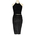 Black velvet argentine tango skirt