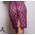Magenta lace classic dress with open back, Pencil form dress, Cocktail dress, Latin dance dress, Unique handmade sexy dress, Tango clothes, Julietta a mano