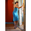 Elegante Turquoise Tango Dress