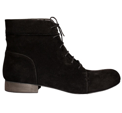 Black Suede Tango Boots
