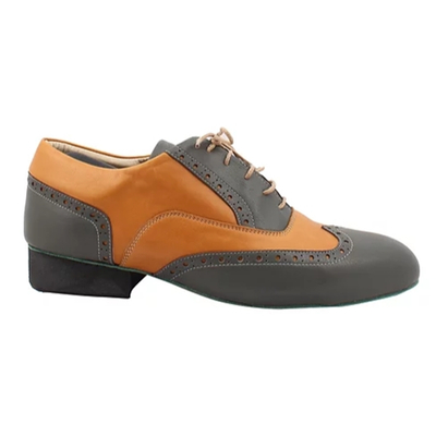 Men's Tango Shoes Gaucho Grey Mustard (3)