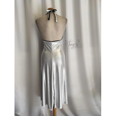 TANGO DRESS- BETHANIA DOUBLE-FACE BLACK SILVER