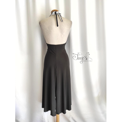 TANGO DRESS- BETHANIA DOUBLE-FACE BLACK SILVER