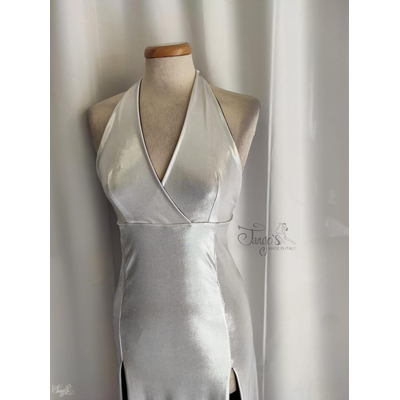 TANGO DRESS- BETHANIA DOUBLE-FACE BLACK SILVER