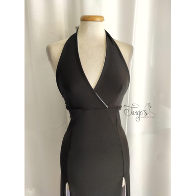 TANGO DRESS- BETHANIA DOUBLE-FACE BLACK SILVER