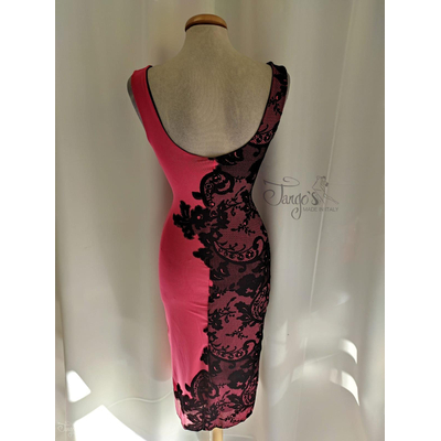 TANGO DRESS- DEEP PINK MARGARET SHEATH