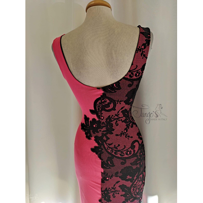 TANGO DRESS- DEEP PINK MARGARET SHEATH