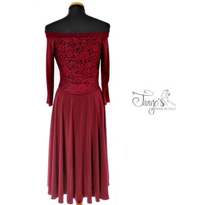 TANGO DRESS -  KAREN BURGUNDY