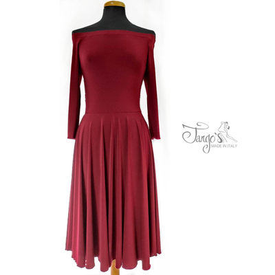 TANGO DRESS -  KAREN BURGUNDY