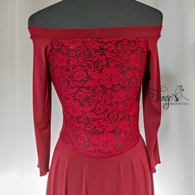 TANGO DRESS -  KAREN BURGUNDY
