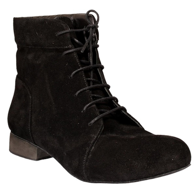 Black Suede Tango Boots