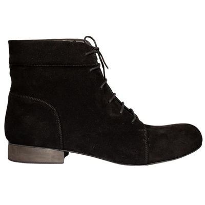 Black Suede Tango Boots