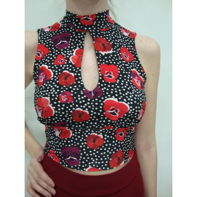 Dots & Floral Tango Top