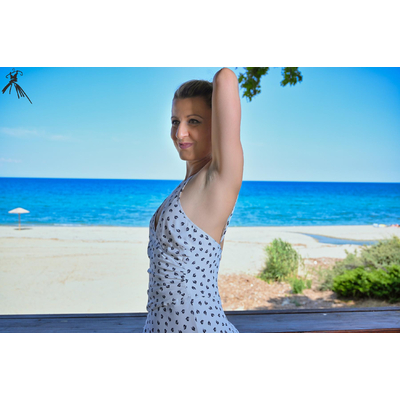 Draped asymmetrical tango dress, Unique handmade tango clothes, Tango Argentino dance dress, Julietta a mano
