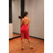 Flashy Pink Tango Dress