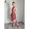 Animal Print tango dress, Cocktail Dress, Evening Dress, Asymmetrical Tropical Dress, Elegant Dress, Open back dress, Handmade dress ,Julietta a mano