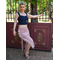 Feather Tango skirt, Elegant skirt, Dusty pink skirt, Argentine tango, tango clothes, Julietta a mano