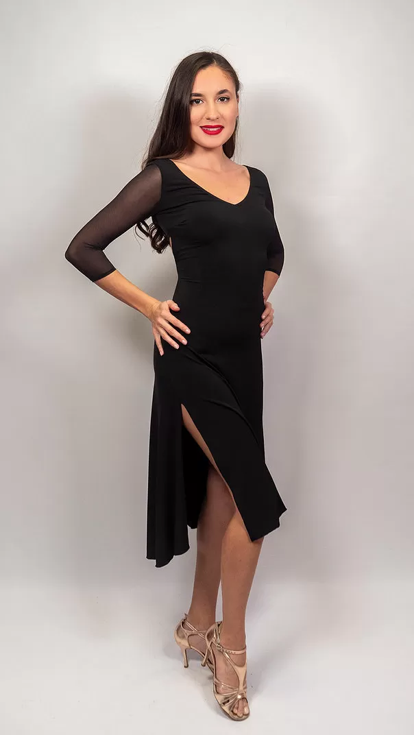 black tango dress Tango Fringe Dress – BODE