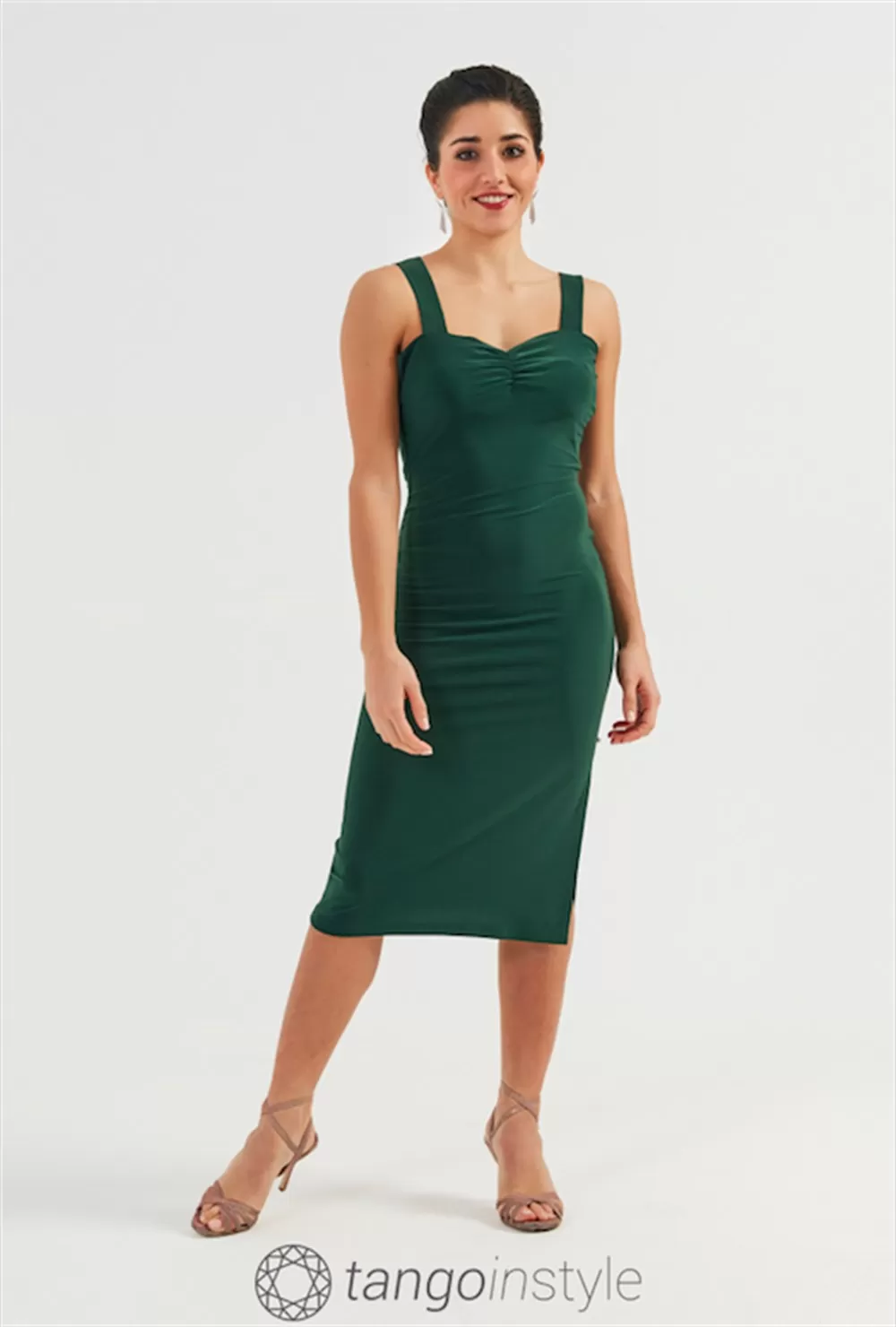 summer party dresses Summer Floral Sweetheart and Playful Shoulder Ties Midi Short Party Dress YW3052