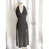TANGO DRESS- BETHANIA DOUBLE-FACE BLACK SILVER