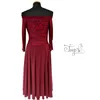 TANGO DRESS -  KAREN BURGUNDY