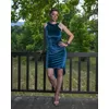 Elegant velvet tango dress, Argentine tango, Evening dress, Milonga dress,Unique handmade model, Tango clothes, Julietta a mano