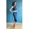 Lady Glitter Blue Tango Dress- Set by Si