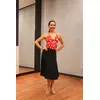 Red Polka Dotted Tango Top