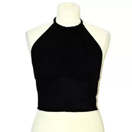 Black Halter Tango Top