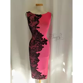 TANGO DRESS- DEEP PINK MARGARET SHEATH