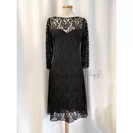 TANGO DRESS - ROSY BLACK LACE