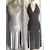 TANGO DRESS- BETHANIA DOUBLE-FACE BLACK SILVER